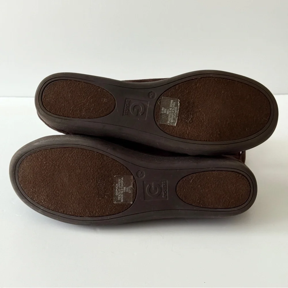 G by GUESS Women's Brown Lace Up Ankle Boots Size 10M - Picture 12 of 12